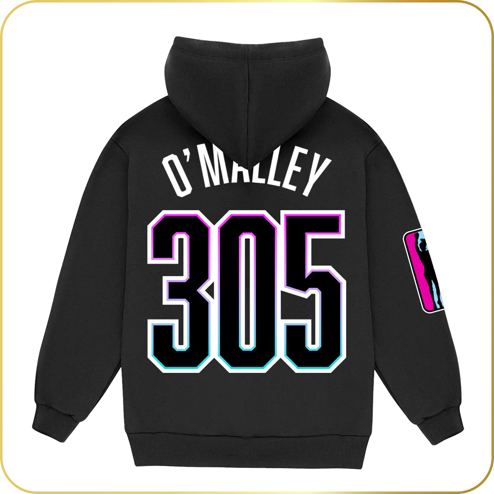 305 Black Hoodie