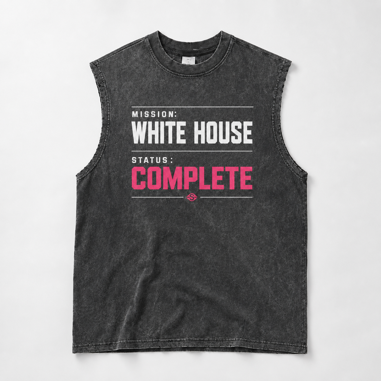 White House Snow Washed Black Tank Top