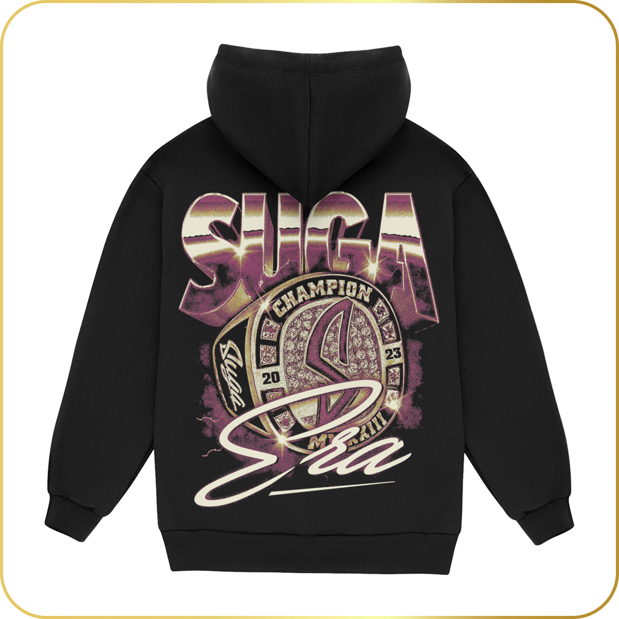 Suga Era Ring Black Hoodie