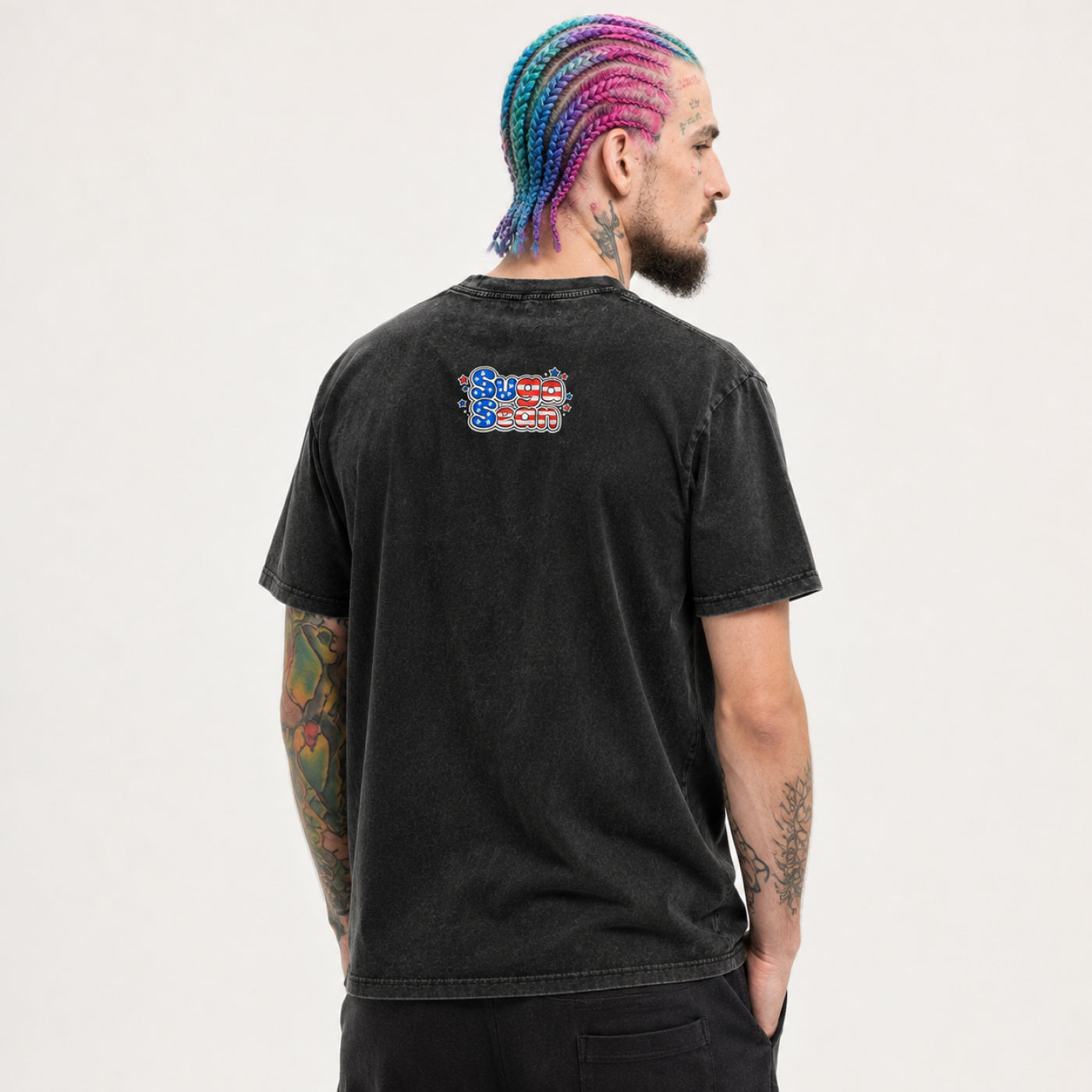 Suga Emogi USA Snow Washed T-Shirt